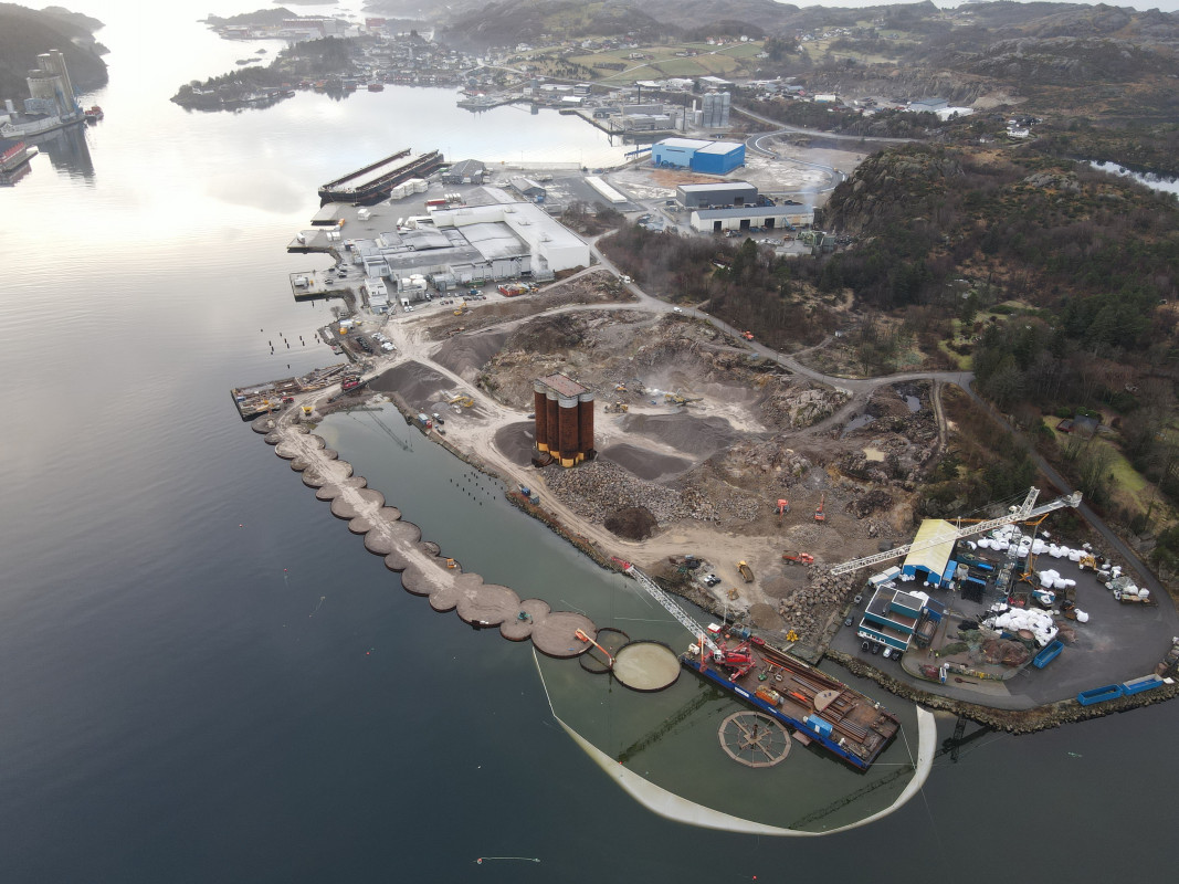 Bau eines Fischerei-Terminals im Hafen von Egersund ©Vestbetong AS