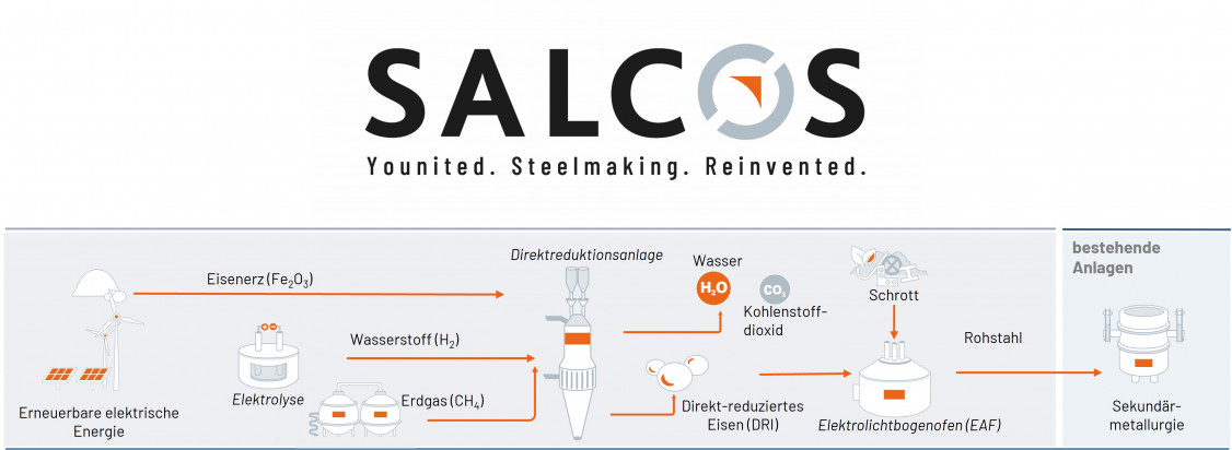 Prozessgraphik SALCOS mit Logo